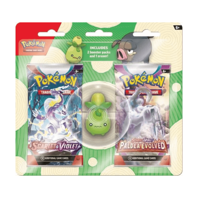 Back to School Eraser Blister Smoliv Pokemonstore